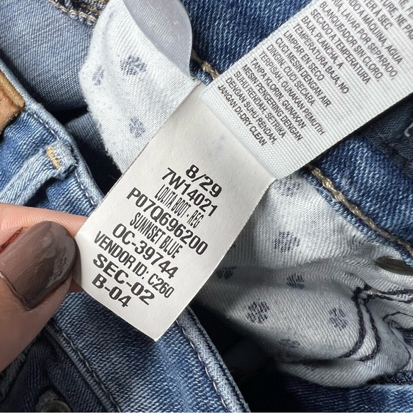 Lucky Brand Lolita Boot Cut Jeans in Sunset Blue - Picture 10 of 10
